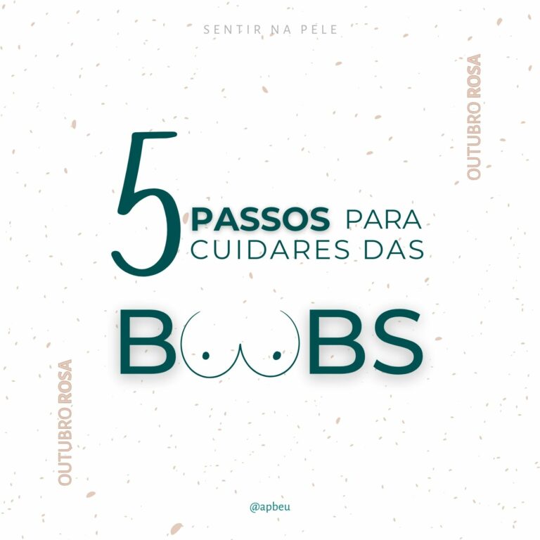 5 Passos para cuidares das tuas Boobs